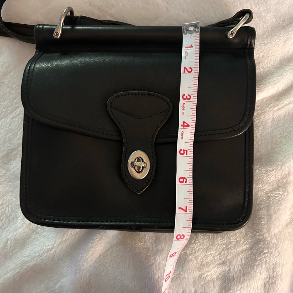 Jack George’s Vintage Black Leather Crossbody Bag - Picture 14 of 16